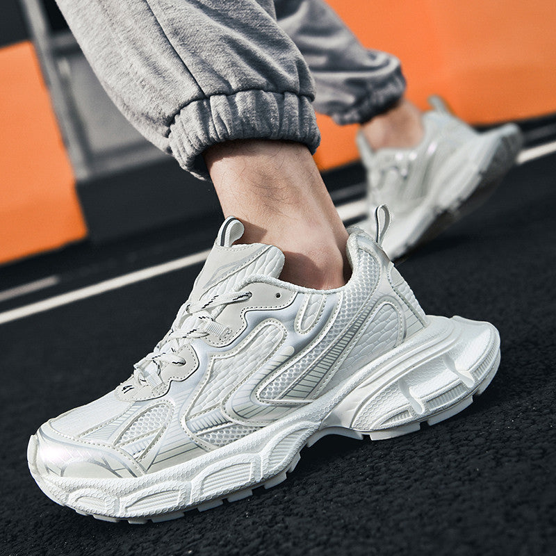 Chunky Sole Knit Sneakers — Lightweight Breathable Trainers, EU 40-44