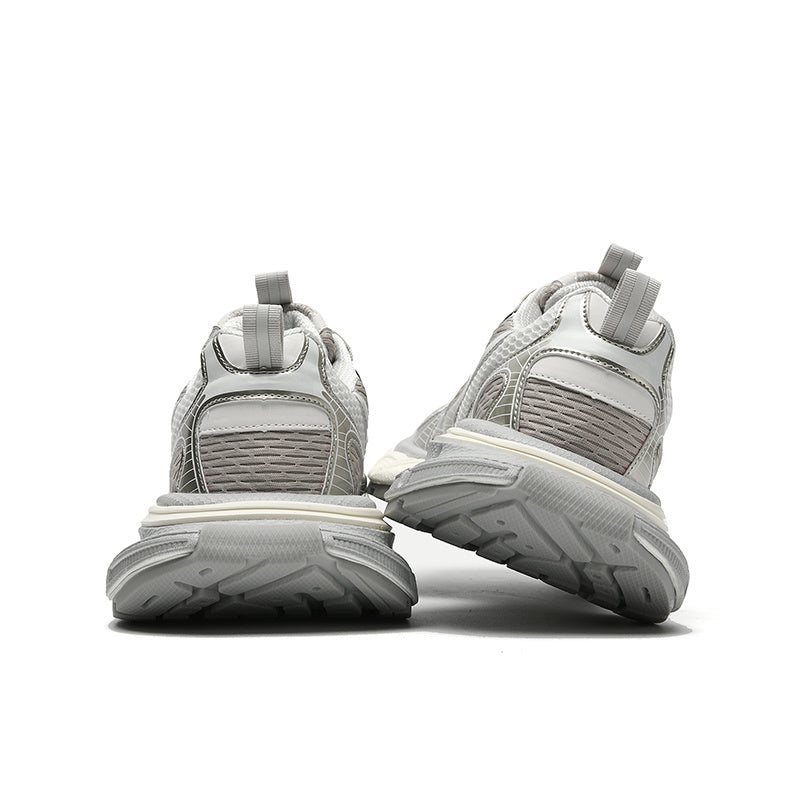 Chunky Sole Knit Sneakers — Lightweight Breathable Trainers, EU 40-44