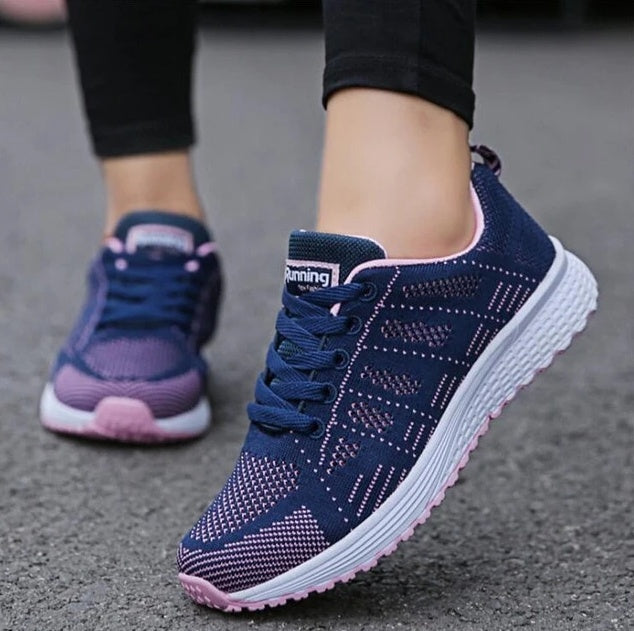 Lightweight Running Sneakers — Breathable Mesh, Walking & Gym, EU 35-44
