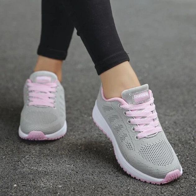 Lightweight Running Sneakers — Breathable Mesh, Walking & Gym, EU 35-44