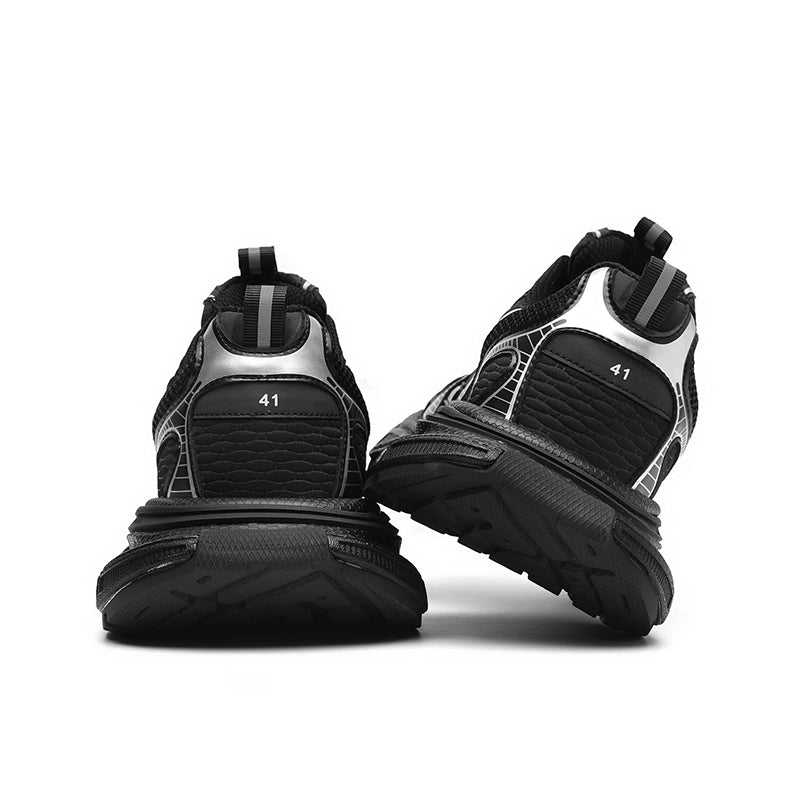 Chunky Sole Knit Sneakers — Lightweight Breathable Trainers, EU 40-44