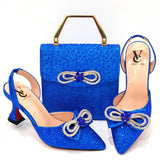 African Ladies Shoes and Bag Set