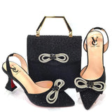 African Ladies Shoes and Bag Set