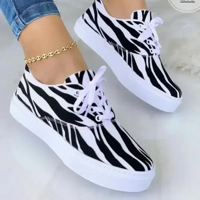 Checkerboard Slip-On Sneakers — Canvas Skate Shoes