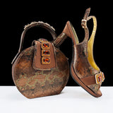 Lastest Italian Shoes And Bag Sets