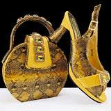 Lastest Italian Shoes And Bag Sets