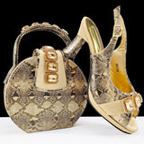 Lastest Italian Shoes And Bag Sets