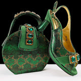 Lastest Italian Shoes And Bag Sets