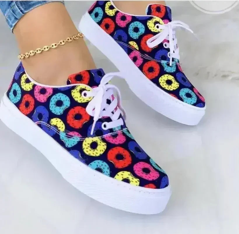Checkerboard Slip-On Sneakers — Canvas Skate Shoes