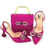 African Ladies Shoes and Bag Set