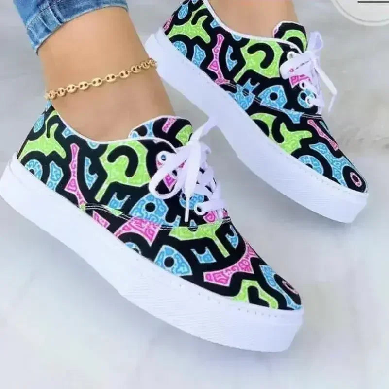 Checkerboard Slip-On Sneakers — Canvas Skate Shoes