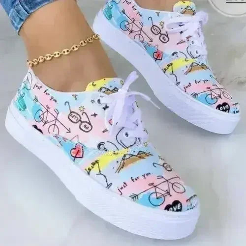 Checkerboard Slip-On Sneakers — Canvas Skate Shoes