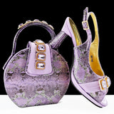 Lastest Italian Shoes And Bag Sets