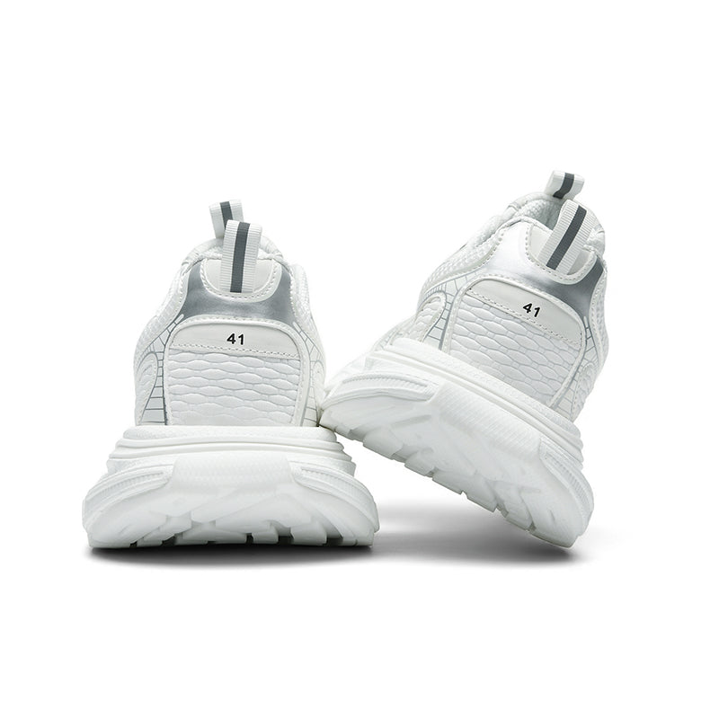 Chunky Sole Knit Sneakers — Lightweight Breathable Trainers, EU 40-44