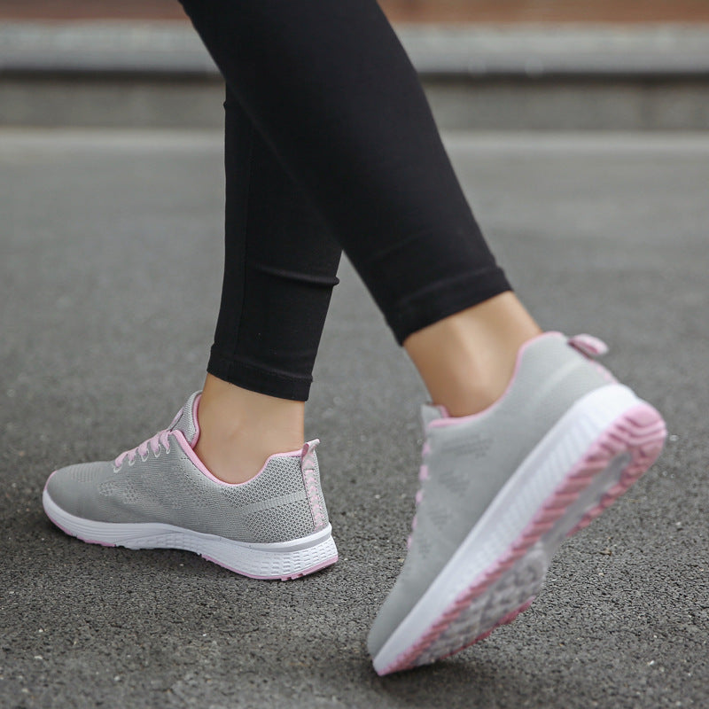 Lightweight Running Sneakers — Breathable Mesh, Walking & Gym, EU 35-44