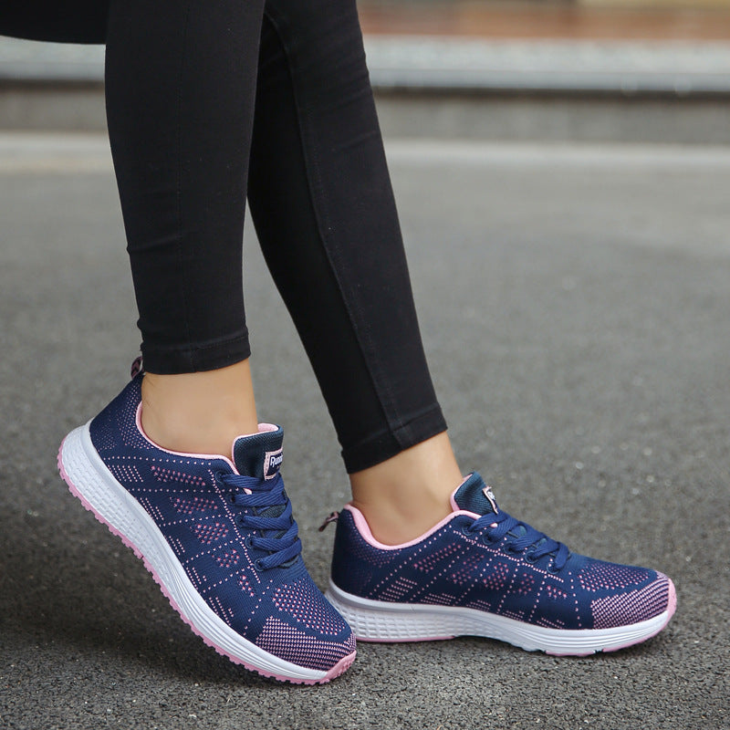 Lightweight Running Sneakers — Breathable Mesh, Walking & Gym, EU 35-44
